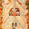 Exquisite Wooden Tags Creative Door Pendant Christmas Door Hanging Decoration  Halloween