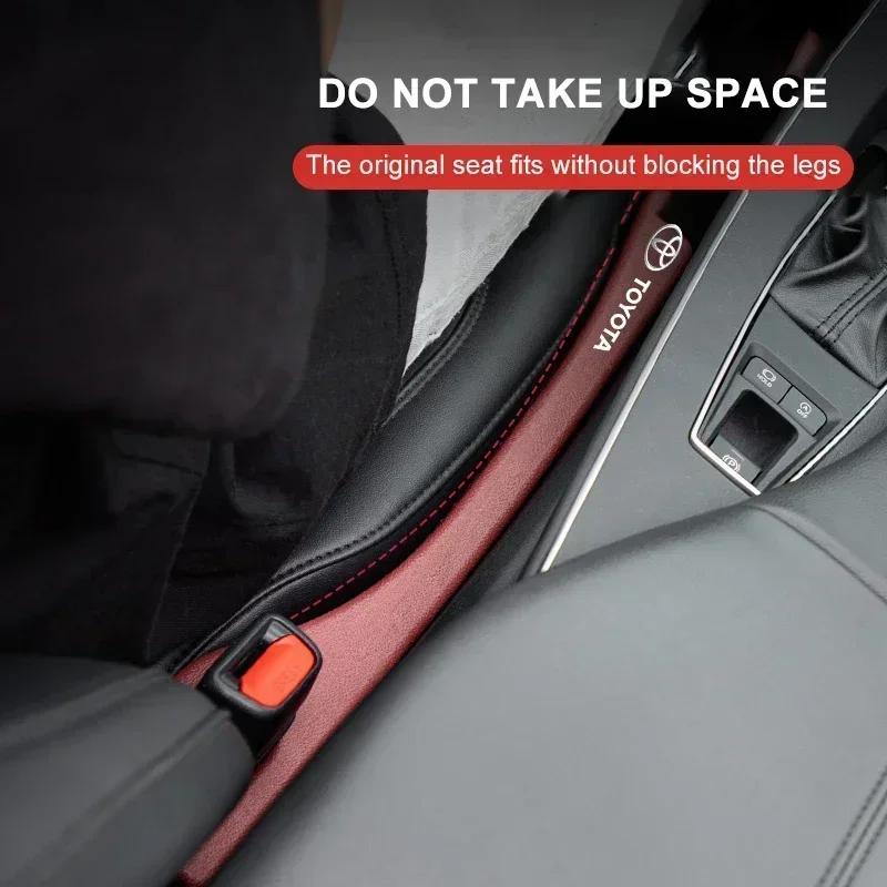 2pcs Car Upholstery Car Seat Seam Plug Seat Card Seam Leak-proof Strip Car Accessories for Toyota GR TRD Corolla Yaris Chr Auris Avensis T25