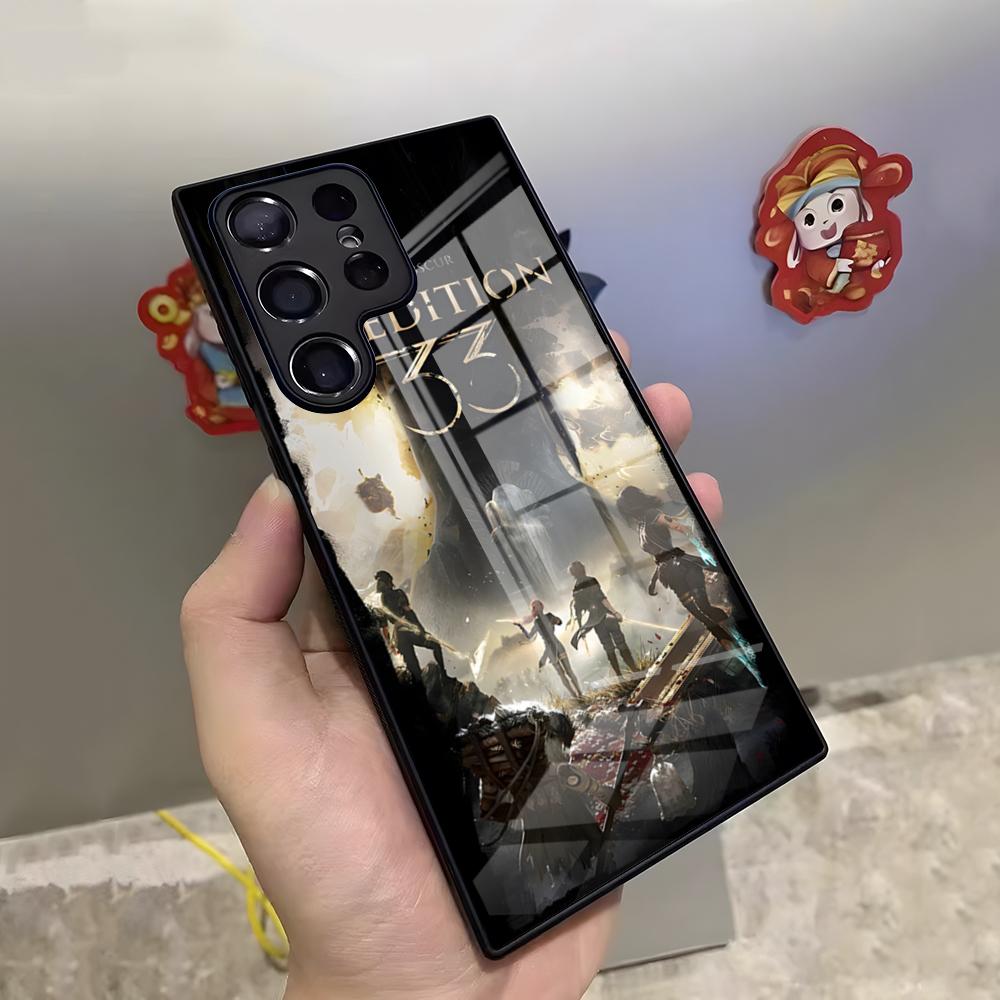 

Clair Obscur Expedition 33 Phone Case For Samsung S25 Ultra S23 S22 S24 S20 Fe S21 Plus A54 A53 A16 Glass Cover Samsung s25