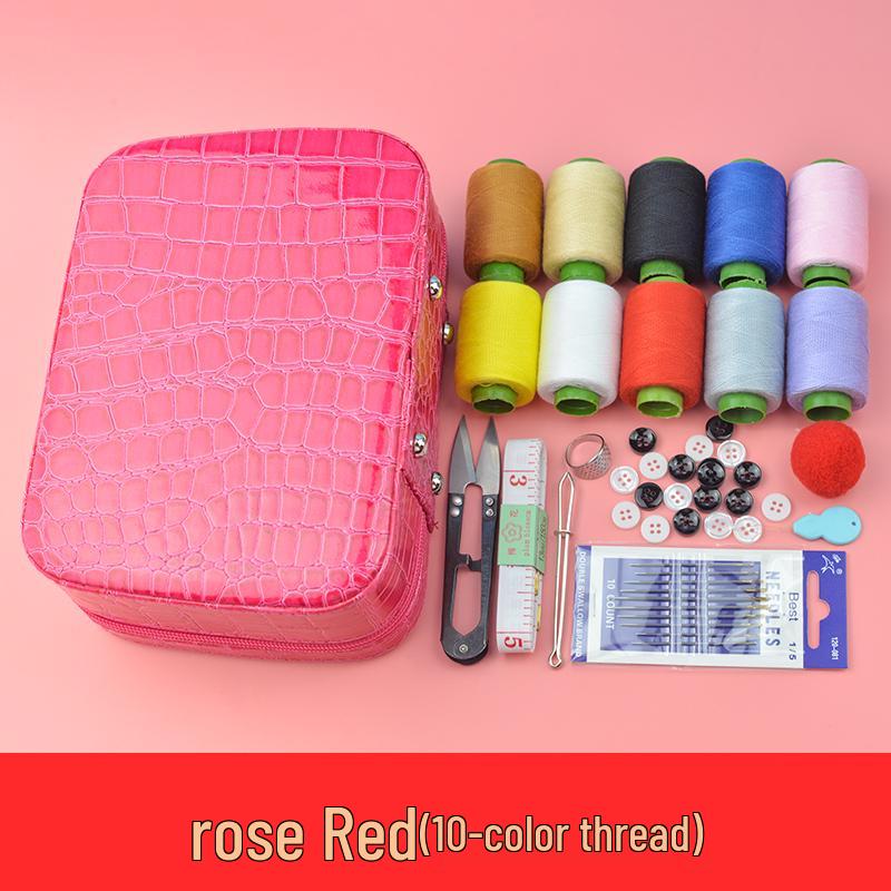 Wedding & Dowry Needle & Thread Box: Large, Multifunctional, Portable Sewing Kit for Household Use