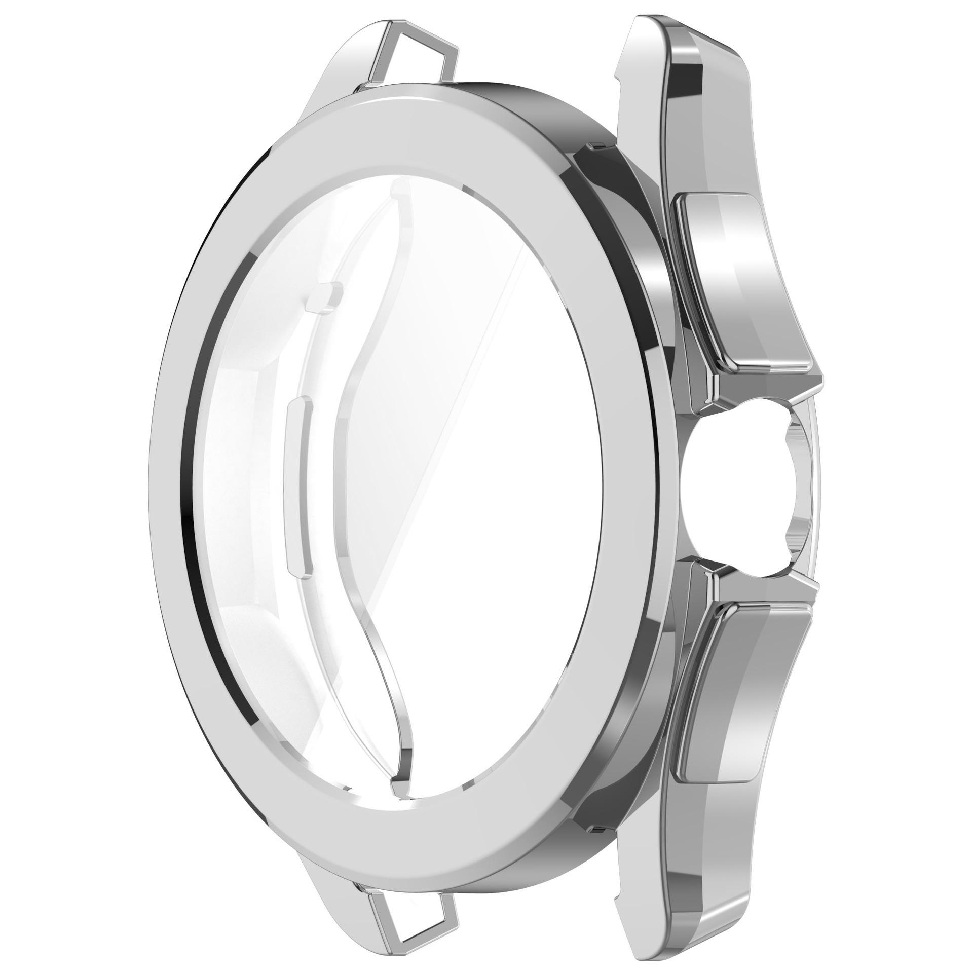 

TPU Watch Case for Watch Sport Active life, Full Coverage Screen Protector Dust and Shock Protections серебряный