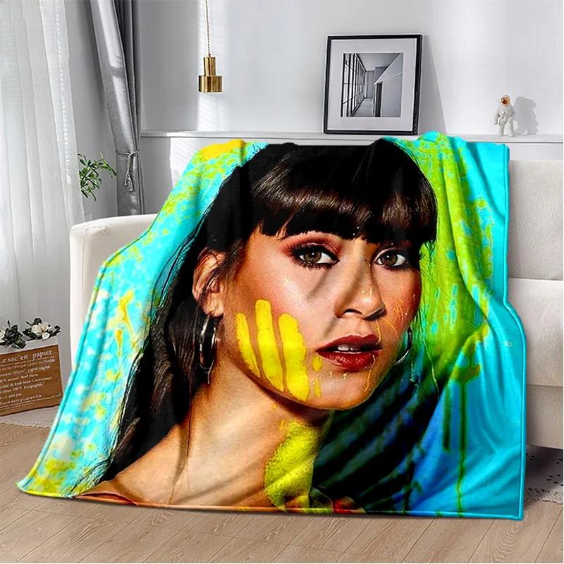 3D Spanish Singer Cute Aitana Soft Plush Blanket,Flannel Blanket Throw Blanket for Living Room Bedroom Bed Sofa Picnic Cover Kid