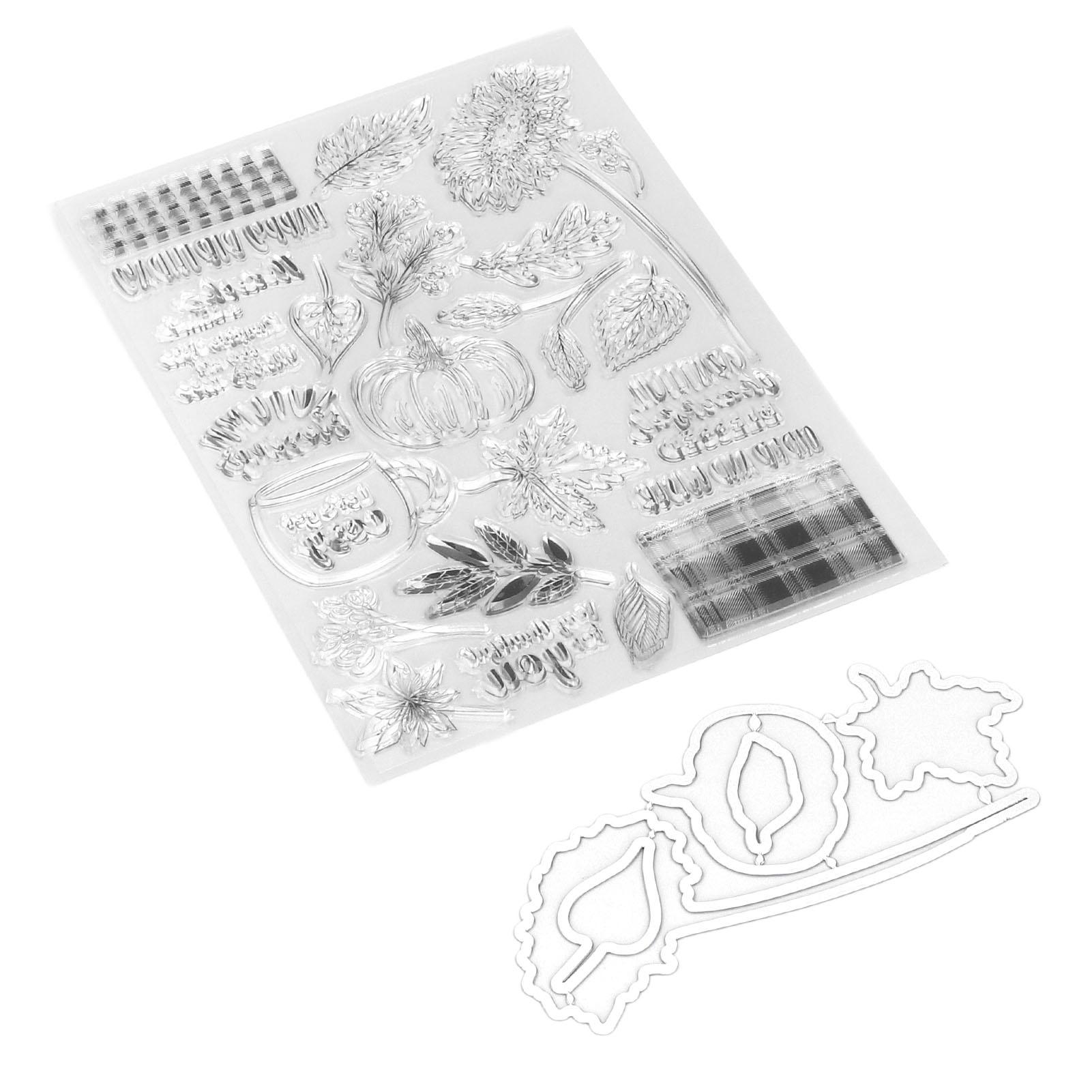 Clear Stamps Unique Shape Clear Signs Simple Steps DIY Transparent Stamps for Design Photo Albums
