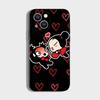 P-Pucca-as Cartoon G-Garu-us Phone Case For iPhone 16,15,14,13,12,11 Plus,Pro Max,XS,X,XR,SE,Mini,8,7,Soft Silicone Black Cover