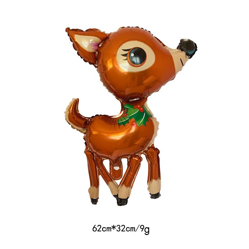 Christmas Balloon Large Santa Claus Decorative Balloon Aluminum Foil Balloon For Christmas Party Decorative Supplies