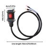 30/50/100cm Motorcycle Battery Disconnect Waterproof Automotive Battery Disconnect 12V/24V Cut Off Power Blocker For Marine Boat
