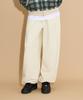 HOODHOOD Star Applique Embroidery Sweatpants Ivory
