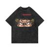 Best VINLAND SAGA Vintage Distressed Washed Pure Cotton T-Shirt - Men's and Women's Anime Hip-Hop Loose Short Sleeve