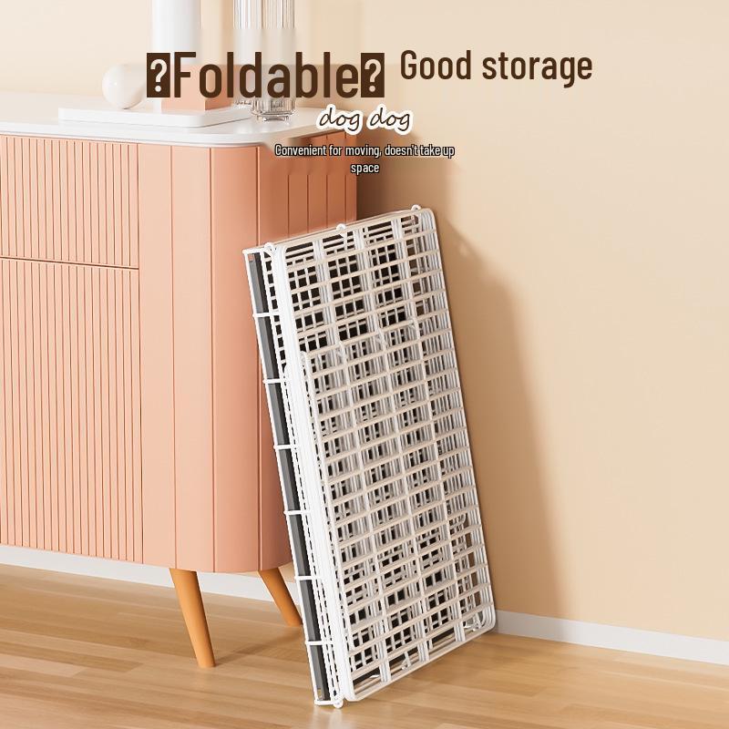 Indoor Pet Cage with Toilet for Small to Medium Dogs & Cats