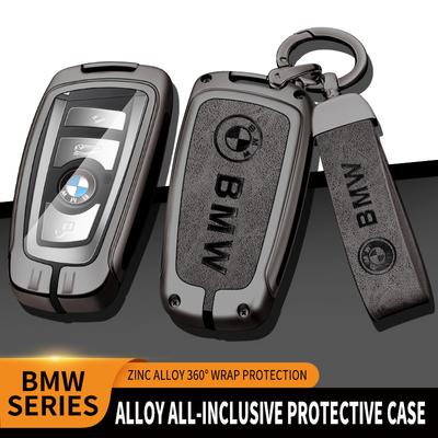 Car Zinc Alloy Key Case Bag E39 E46 E60 E61 E70 E81 E87 E90 E91 E92 X1 X5 X3 1 3 5 6 7 Series F10 F15 Z4 M2 M3 Car Key Shell