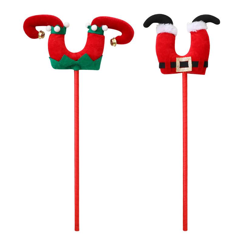 Christmas Elf Leg Decor With Fabric Material For Holiday Tree Ornaments