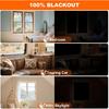 100% Black Out Window Cover Portable Blackout Shades Adhesive Thermal Blackout Blinds No Drill Guard Blind for Window Shades Temporary Room Home 40"