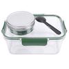 Salad Container with Dressing Compartment ABS Reusable Leakproof Portable Salad Lunch Box Food Storage Container for School  