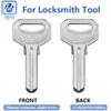 5-100pcs/Lot Small Head DMS 3.0 Uncut Blanks Keys for Home Use Hardware Assortment Copper Materials Key Durable 25.2x7.94x3mm