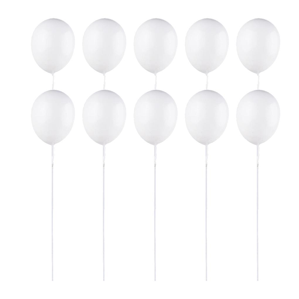 1 Set Kleine Kuchendekorationszubehör Ballonständer Backset Schaum Alles Gute zum Geburtstag Dekorationen Partygeschenke Hochzeitsdekor für DIY