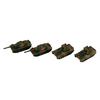 Pit Road 1/700 MI Series Japan Ground Self-Defense Force Vehicle Set 3 Plastic Model MI04