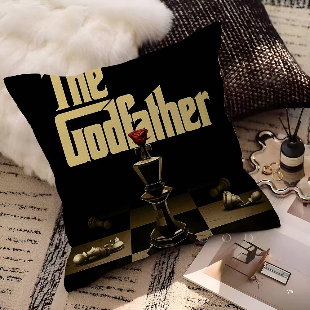 Classic Movie The Godfather Pillow Cover Design Cushion Cover Decor Holiday Decorati