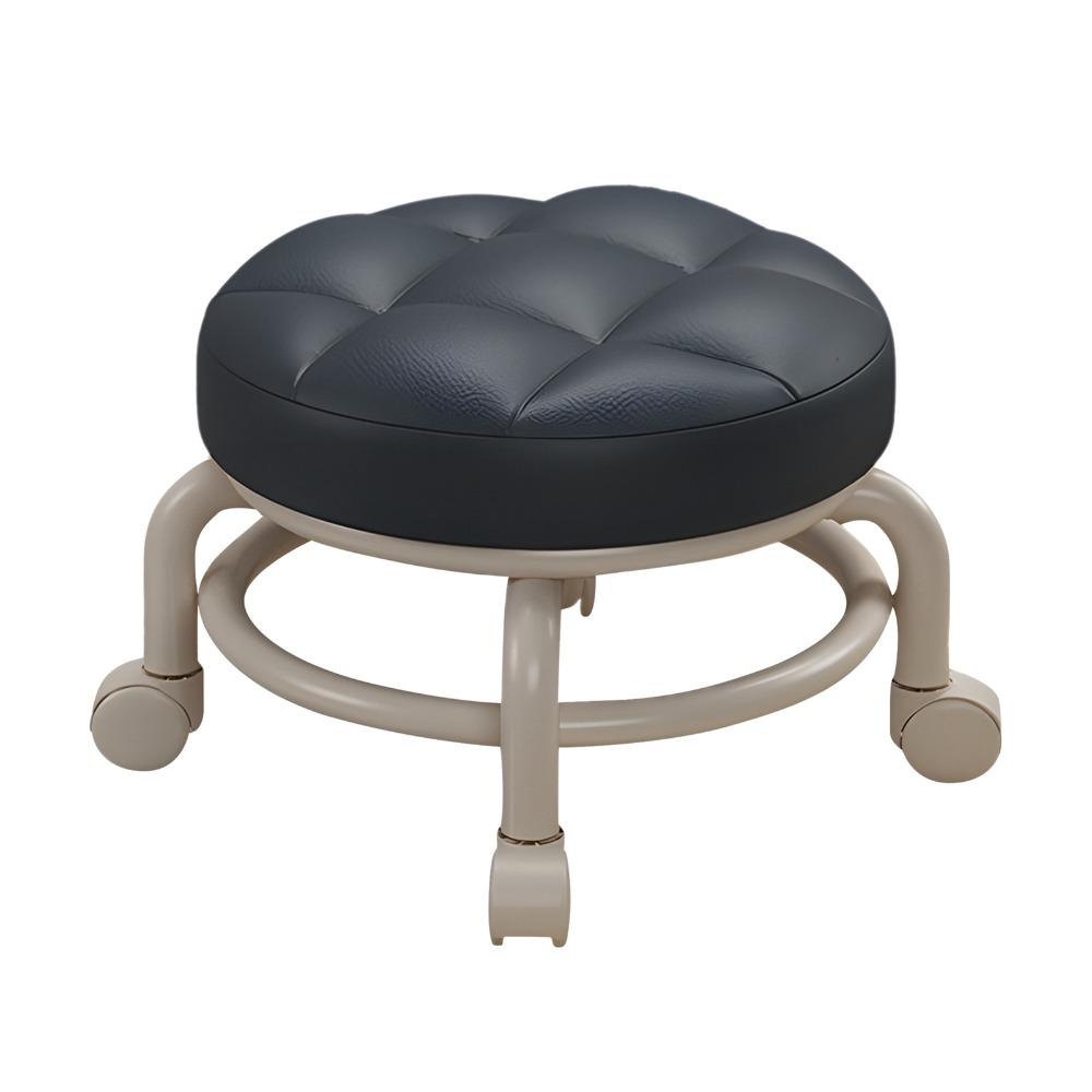360° rotatable Swivel Stool High resilience sponge Round Stool Wheel Chair  Household use