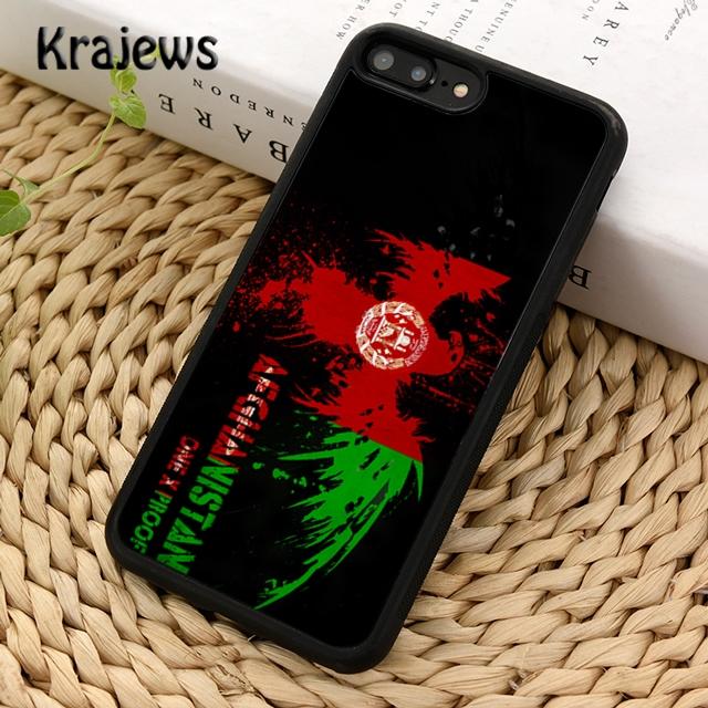 Krajews Afghanistan AF Flag Phone Case Cover For iPhone 14 5 SE 6 7 8 Plus X XR XS 11 12 13 Pro Max Samsung Galaxy S21 S22ultra