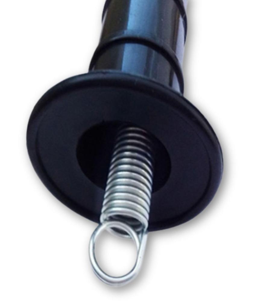 Leap Raupe Electric Fence Gate Clips, Electric Fence Gate Grip Handles, Gate Handles, Electric Fence Handle Grips, 23cm, 5-Piece Set, Black, B