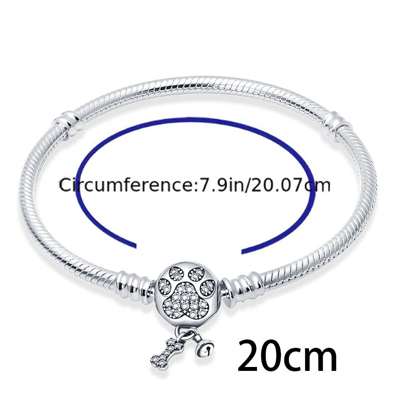 Copper Loving Dog Bead Charms Dog Paw Charm Bead Charms Compatible With Brand 3mm Authentic Bracelets Fine Do It Yourself Women Jewellery Gift