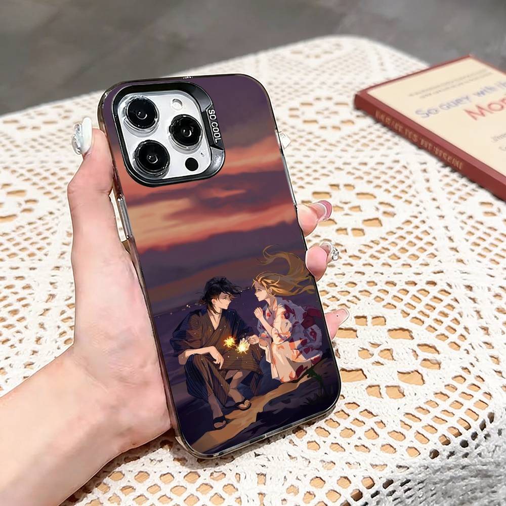 Summer t-Time Rendering Phone Case For iPhone 17,16,15,14,13,12,11 Plus,Pro Max,XS,Colored silver phone case iPhone17air