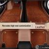 Mercedes-Benz Genuine Leather Full Surround Floor Mats for E-Class, C-Class, S-Class, G-Class, EQC, EQE, GLS, GLE 450 AMG.