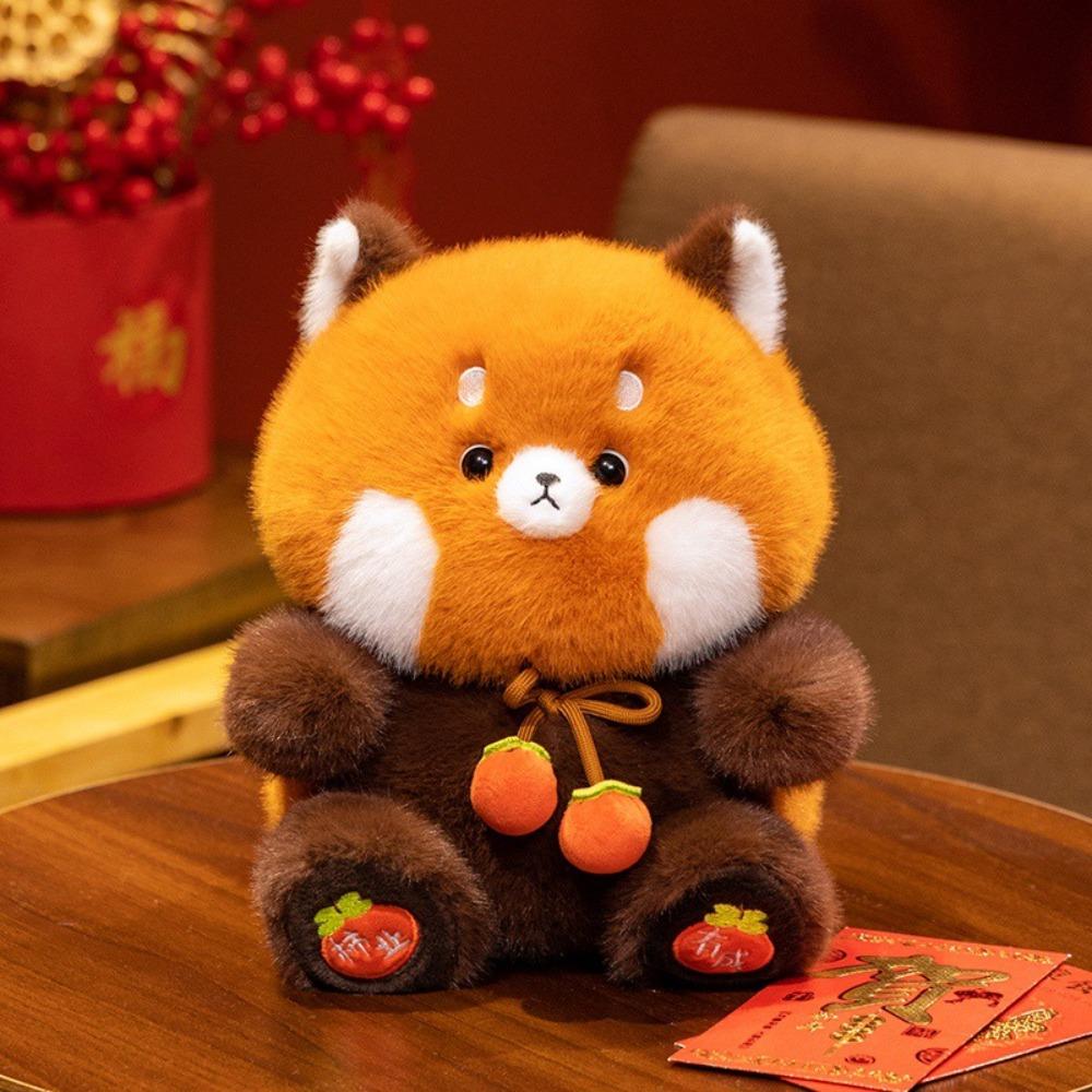 

Fluffy Persimmon Panda Plushies Dolls PP Cotton Zoo Persimmon Stuffed Toy Kids Gifts 25cm-Raccoon
