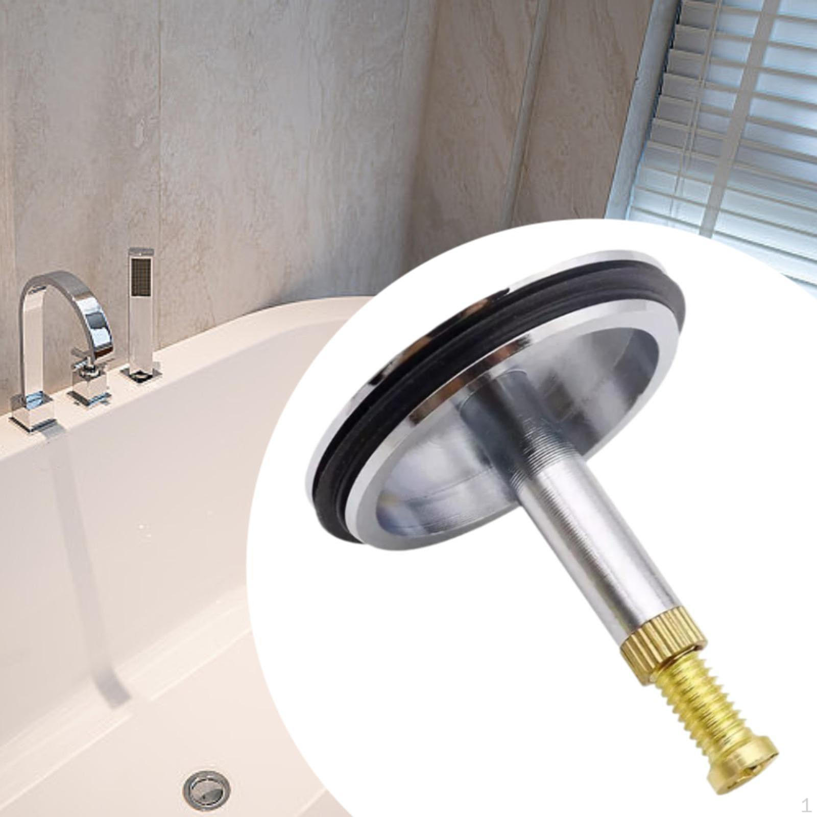 

Кнопка сливная пробка для ванны регулируемая с болтом с прорезью пружина для замены слива раковины Drain Plug 6