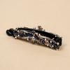 Women's Queen Flower Hair Banana Pin Cubic Point Clip