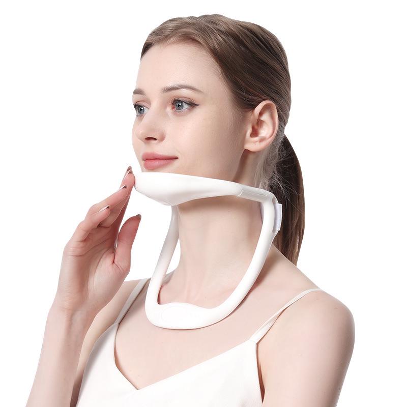 Neck Brace Traction Device for Cervical Spine Support and Forward Head Posture Correction