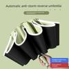 Umbrella with Enlarged Canopy, Thickened and Reinforced, Uv-Resistant, Compact and Portable, Dual-Use for Women and Men, Fully Automatic Sunshade