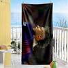 Neymar's Iconic Haircut Beach Towel Quick-Dry Soft Microfiber Comfortable Lightweight Perfect for Traveling Yoga Camping and Swimming