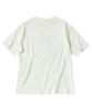 TRAVEL Field Stamp Pigment Short Sleeve T-Shirt Cream