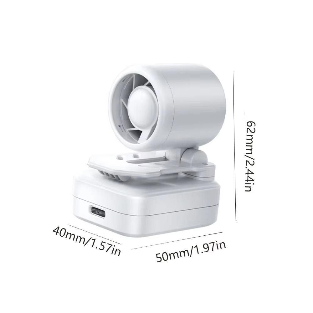 Type-C Charge Hat Clip Fan 3 Speeds Rechargeable Mini Desk Fan New Handheld Fan  Outdoor Use