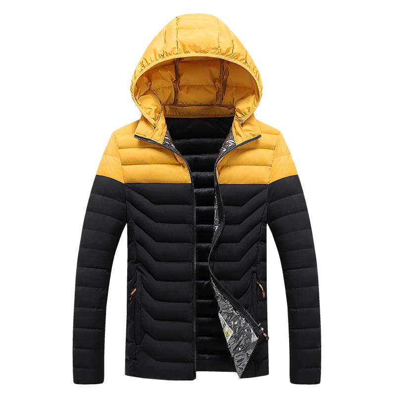 Men's Slim Fit Hooded Cotton Jacket - Warm, Lightweight, & Trendy for Autumn/Winter