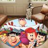 The Flint-stones Family Round mat, Anti-slip Circle Carpet Chair rug For livingroom,Bedroom, doormat home decor Gift Christmas Gifts
