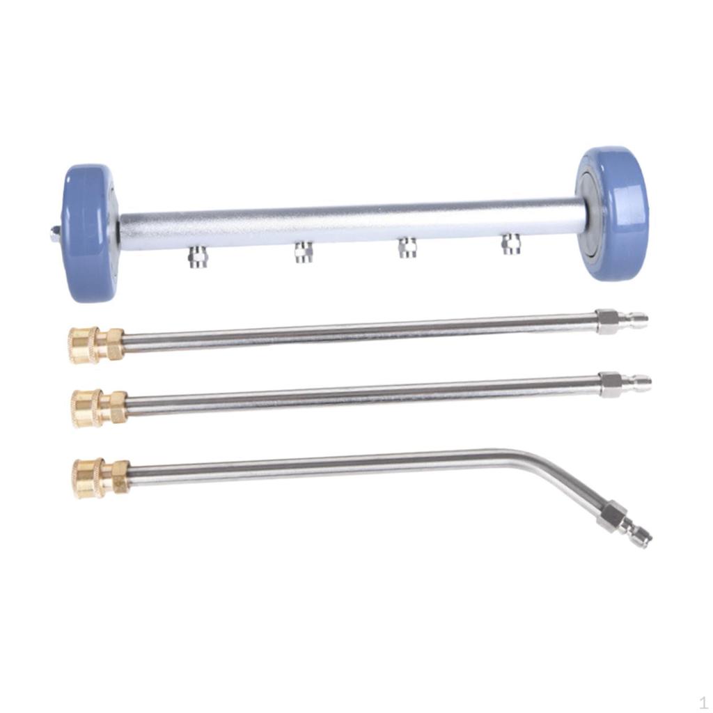 Pressure Washer Undercarriage Cleaner 4000 PSI Practical Professional Premium with Extension Rods