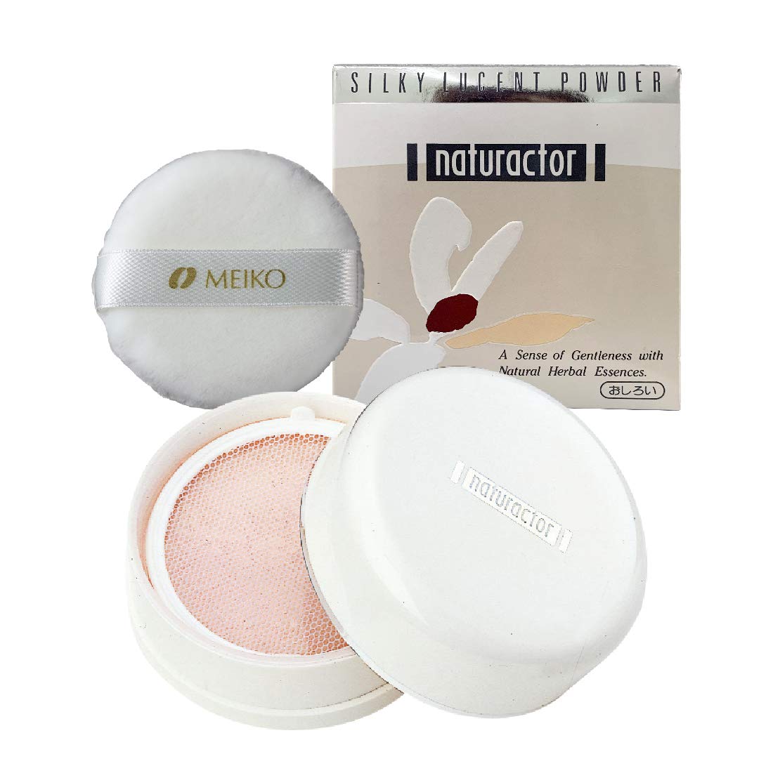 Loose Powder Silky Lucent Powder 31 Pink 25g (Includes dedicated puff, finishing powder, transparency, glow) [Naturactor]