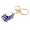 Alloy   3D Hollow Carved Simulation   Sporty Car Key Chain Bag   Pendant (Red)