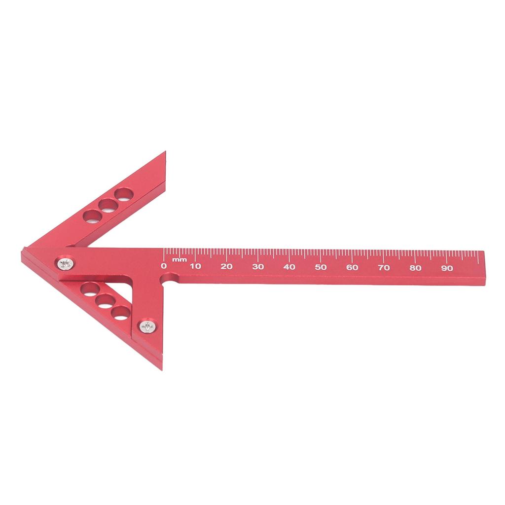 Center Line Scriber Aluminum Alloy Center Finder 45 Degree Angle Scribing Gauge Woodworking Marking Tool