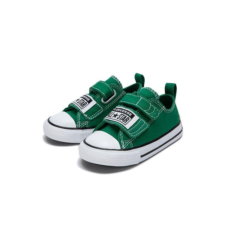 Converse Chuck Taylor All Star EasyOn Low TD Sketch - Green Baby Sneakers White Black A11527C