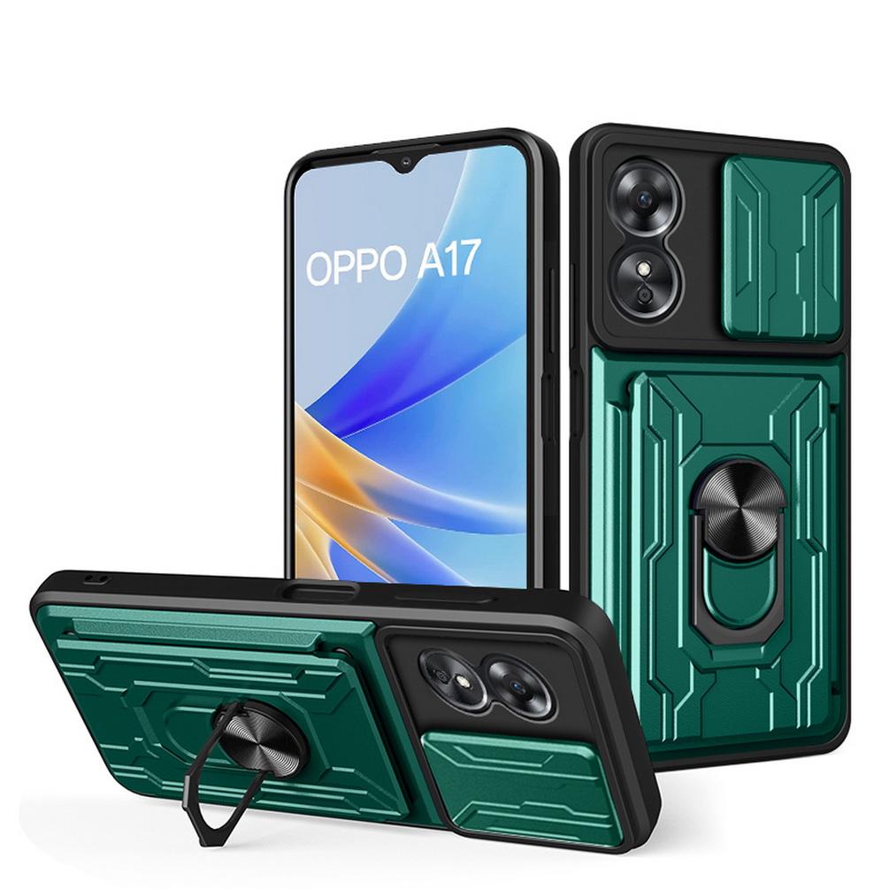 

Card slot Camera protect case for OPPO A98 A17 A58 A57 A55 A77 A36 A76 A94 A53 A73 A72 A54 A16 A9 Armor Hybrid Ring Back Cover For OPPO A52 4G