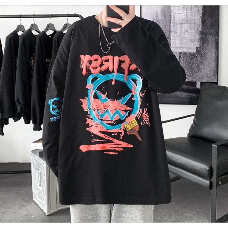 Tricouri pentru bărbați Tricouri cu literă Imprimare grafică Tricouri marca de modă pentru bărbați Îmbrăcăminte pentru bărbați Tricou casual Barbat Vară Coreeană Retro