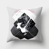 45x45cm Colorful Abstract Geometric Pillowcase Peach Skin Living Room Sofa Office Seat Car Cushion Cover Home Decoration