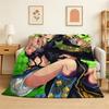 JoJo's Bizarre Adventure Throw 240g Flannel Blanket Lightweight Soft Skin-friendly Summer Thin Throw Blanket