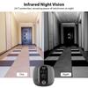 4.3'' Tuya 1080P WiFi Video Doorbell for Apartment 120 Degree Visible Night Vision Peephole Camera Motion Detection 2-way Audio