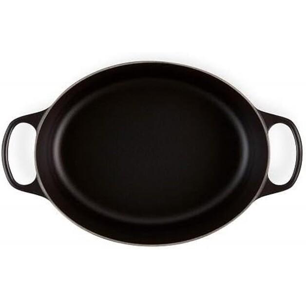 Cast Iron Roaster Le Creuset Signature Oval 31 Cm Matte Black (21178310000430)