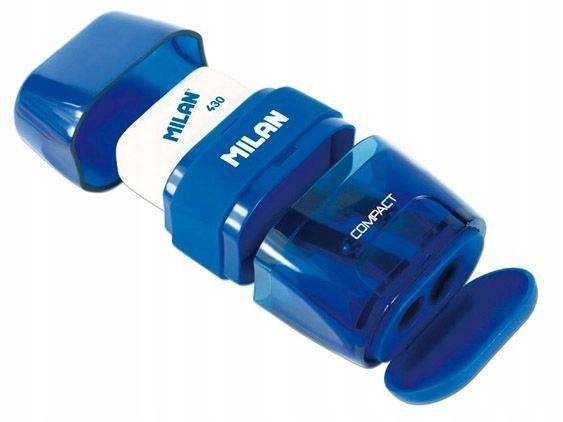 Milan, temperówko-gumki Compact, 16 sztuk