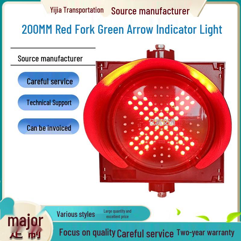 200 Type Red/Green LED Traffic Signal Light for Mall Parking Lanes